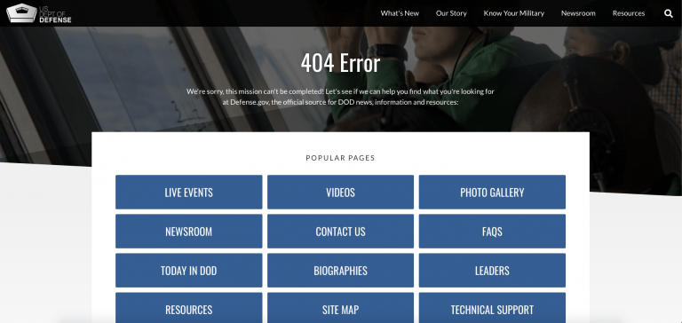 Best 404 page examples