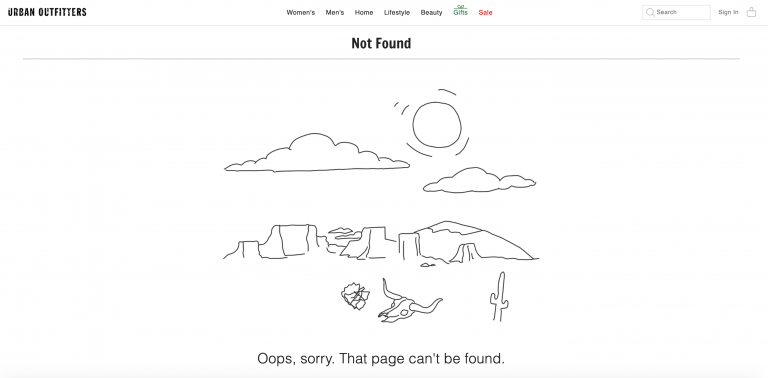 simple 404 page