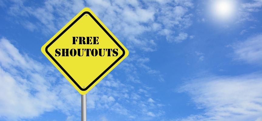Short guide on getting free shoutouts
