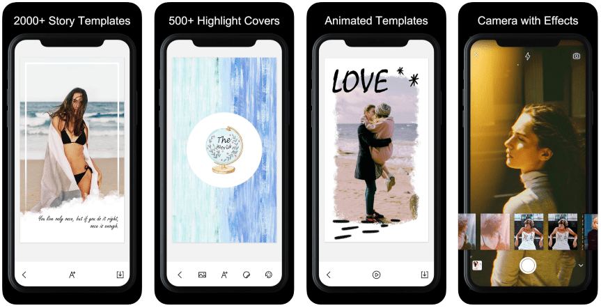 Editing apps for Instagram Stories: StoryArt