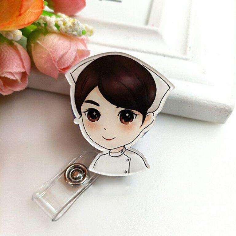 Screenshot of a cute badge holder for doctors and nurses