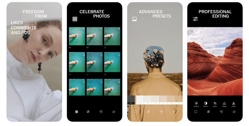 Editing apps for Instagram Stories: VSCO