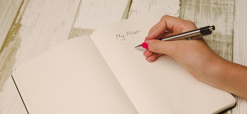 To stay focused on your job, try writing down all your tasks for the day