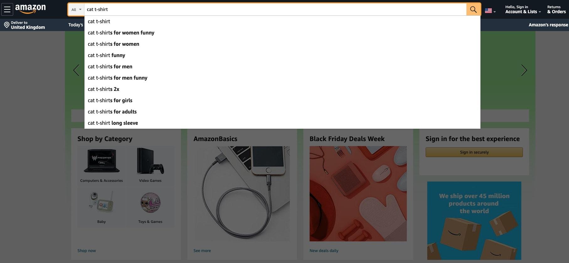 a picture showing how to find niche products on amazon