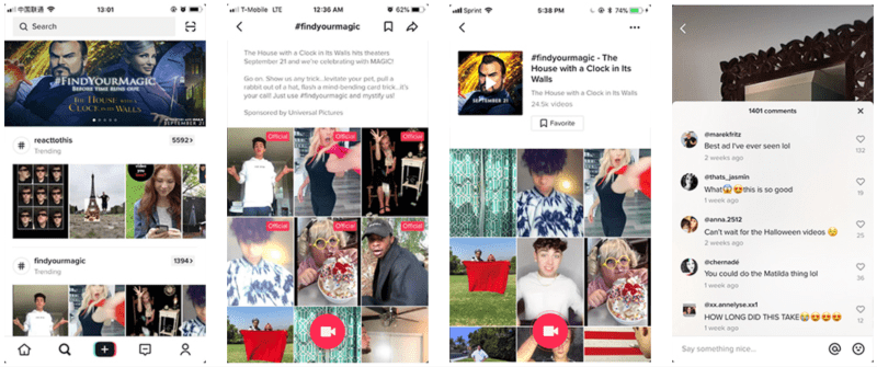 Real-life examples of usine TikTok for ecommerce