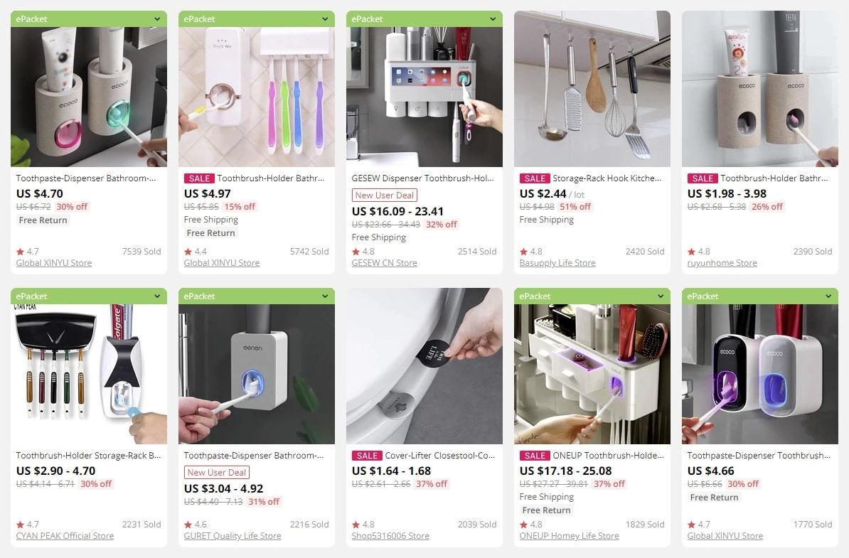 dropship home goods