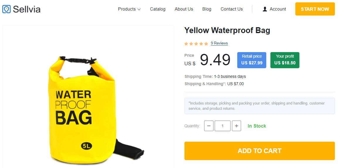 Waterproof bag for hiking, camping, survival, and other outdoor activities.