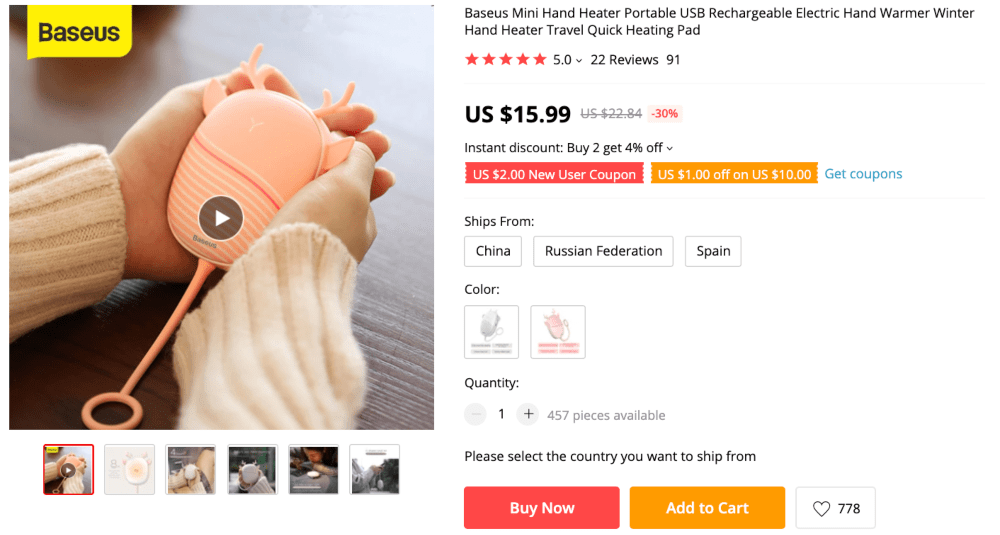Best things to sell online to make money this autumn: portable hand heaters