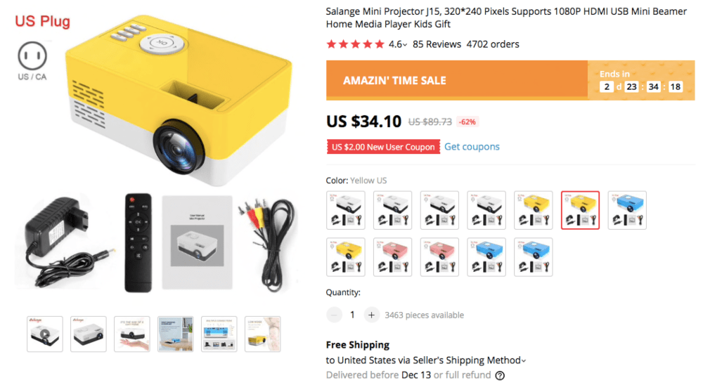 Best things to sell online to make money this autumn: portable projectors