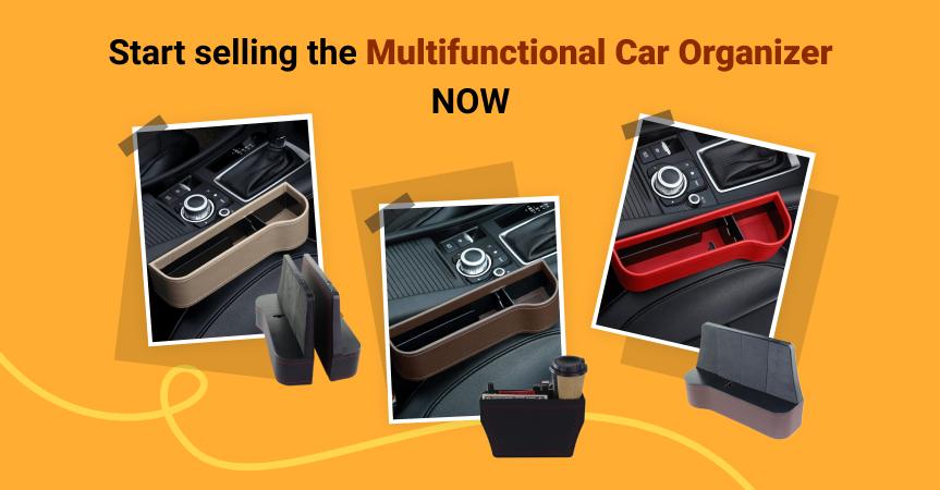 Start selling this multifunctional car organizer with Sellvia