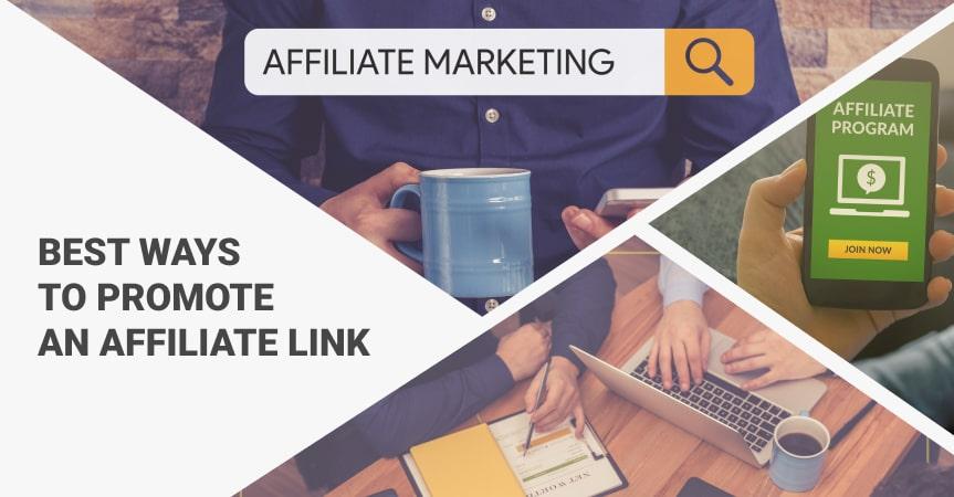 a cover of the article on the best ways to promote an affiliate link
