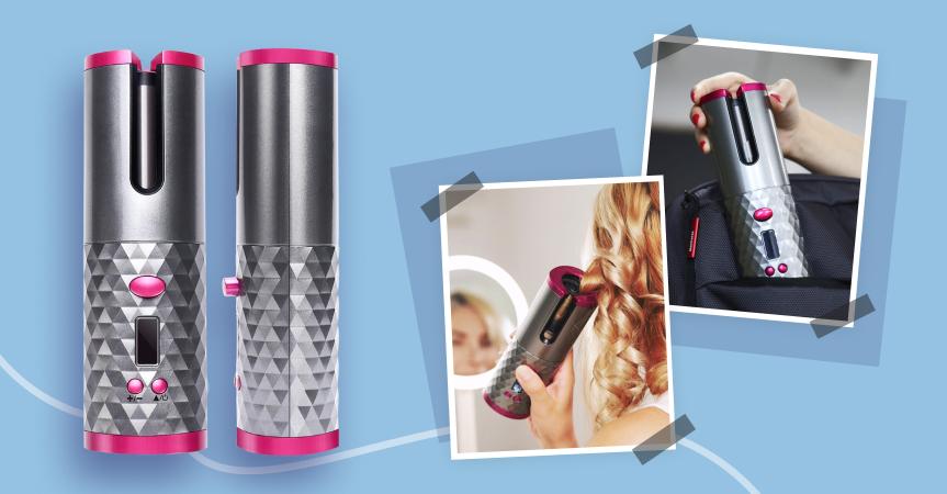 Meet an auto ceramic hair curler, one of the best dropshipping products to sell this week