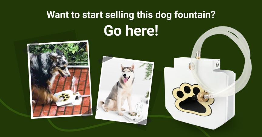Go here to start selling the outdoor dog fountain, one of the best dropshipping products to start offering this week