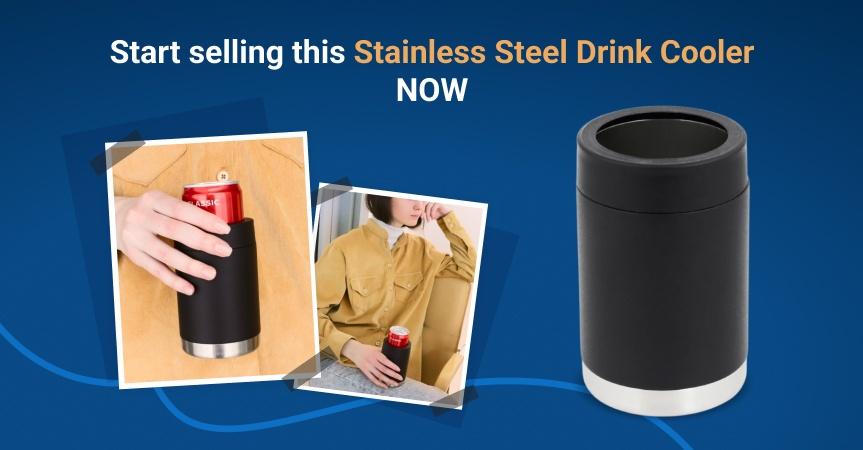 a picture showing what to sell for profit a Stainless Steel Drink Cooler