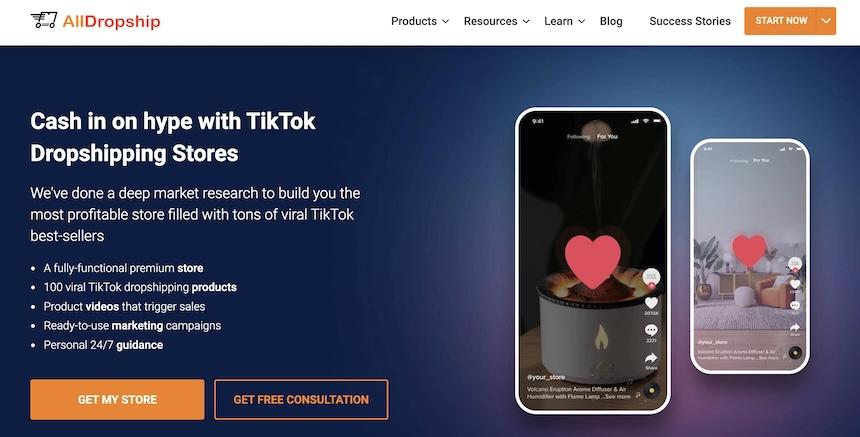a picture showing how to start tiktok dropshipping