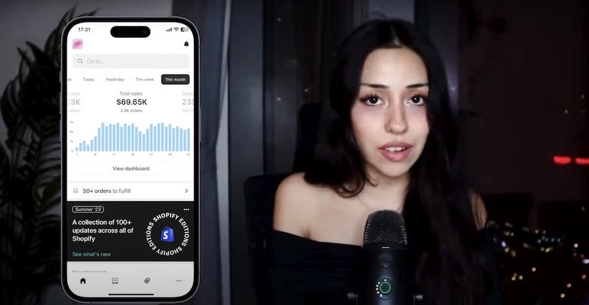 introduce Amanda making $70K/m with TikTok