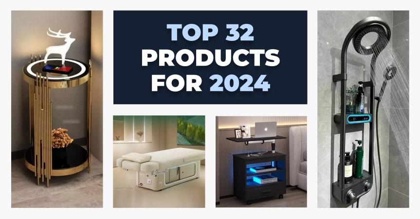 cover image top 32 high-ticket dropshipping niches for 2024