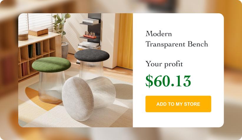 Modern Transparent Bench