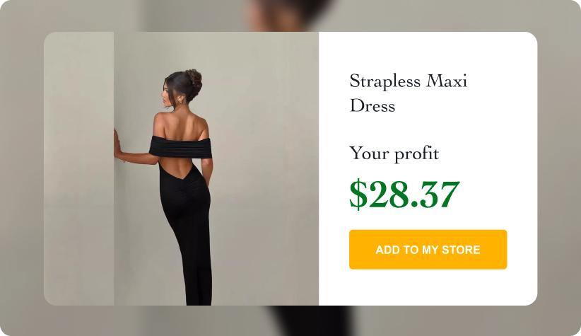 Strapless Maxi Dress 