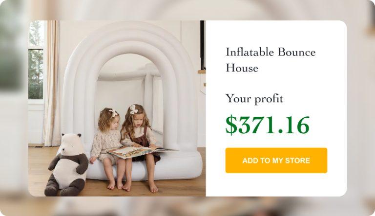 Rainbow Inflatable Bounce House